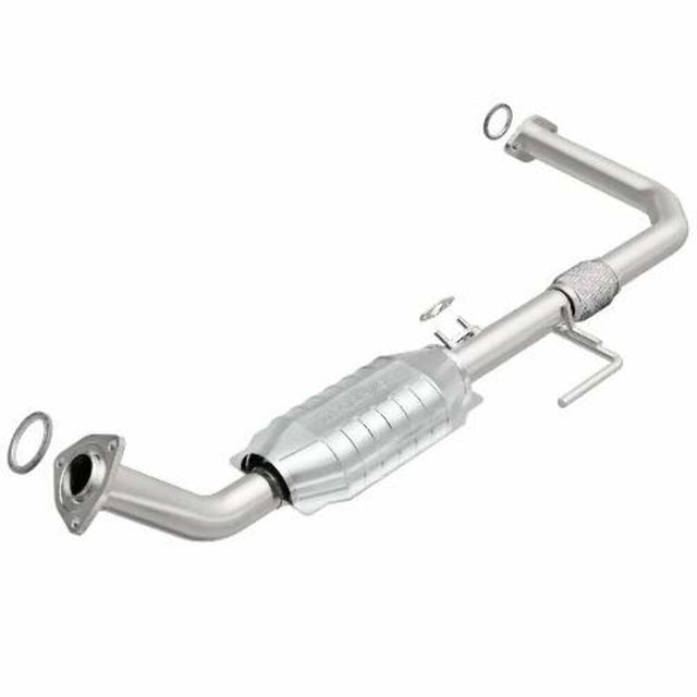MagnaFlow direct-fit catalytic converter for 2000-2002 Toyota Tundra 4.7L driver side stainless steel CARB compliant 447173
