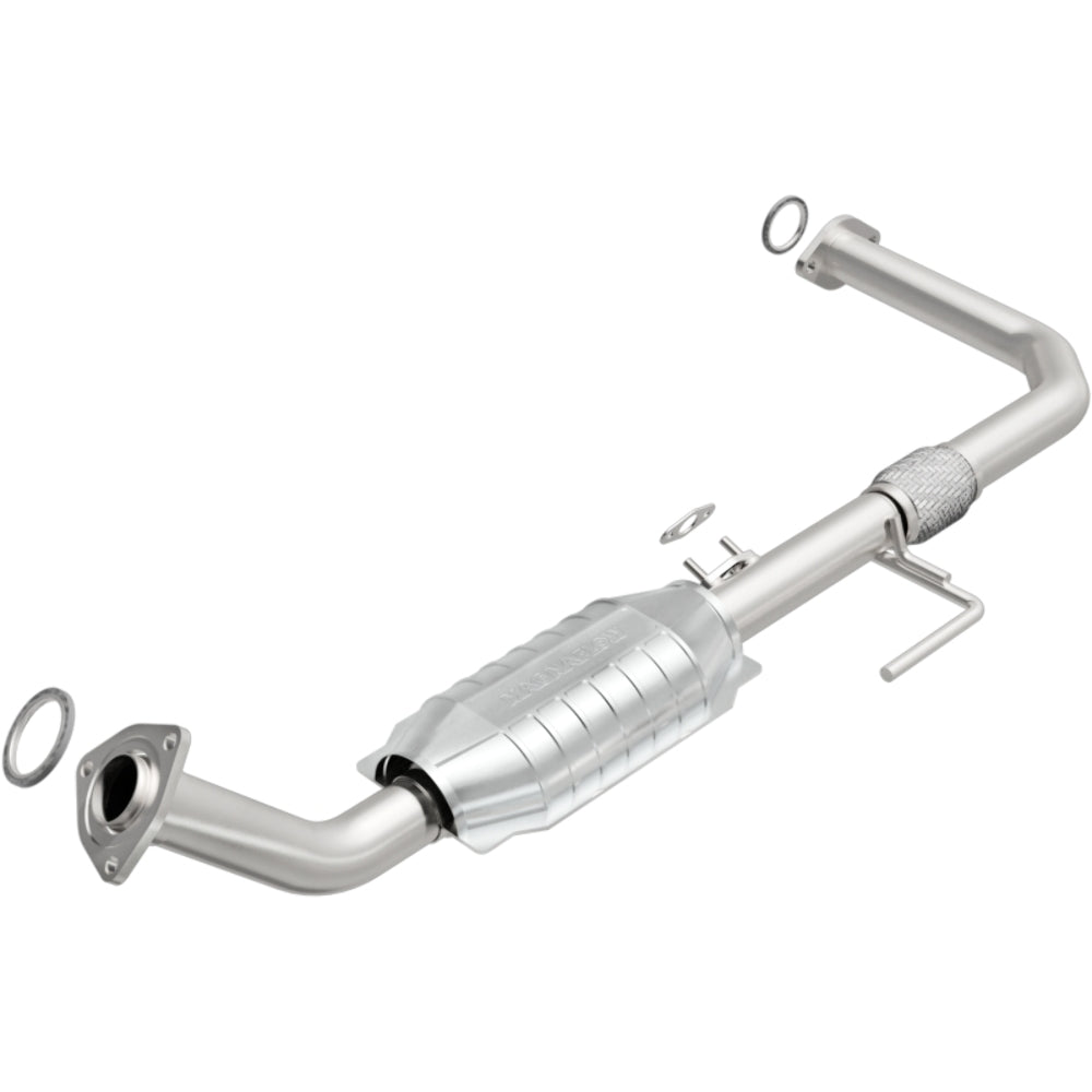 MagnaFlow direct-fit catalytic converter for 2000-2002 Toyota Tundra 4.7L driver side stainless steel CARB compliant 447173