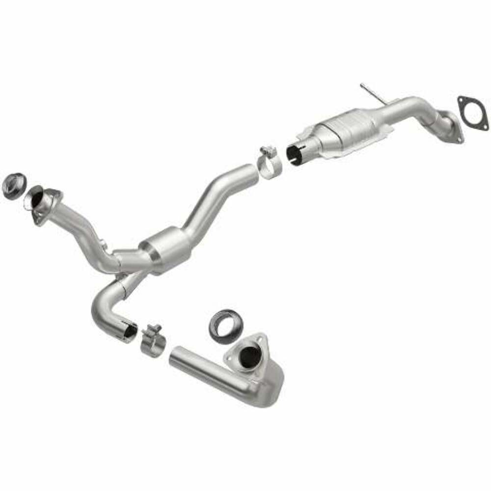 MagnaFlow direct-fit catalytic converter fits 2000-2002 Chevrolet Blazer and 2000-2001 GMC Jimmy and 2000-2005 GM Blazer 4.3L stainless steel CARB compliant 447252
