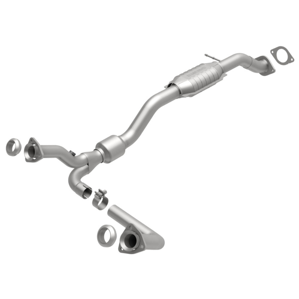 MagnaFlow direct-fit catalytic converter fits 2003-2004 Chevrolet GM S10, 2003-2005 Chevrolet Blazer, and additional vehicles and 2000-2005 GM Blazer 4WD 4.3L stainless steel CARB 