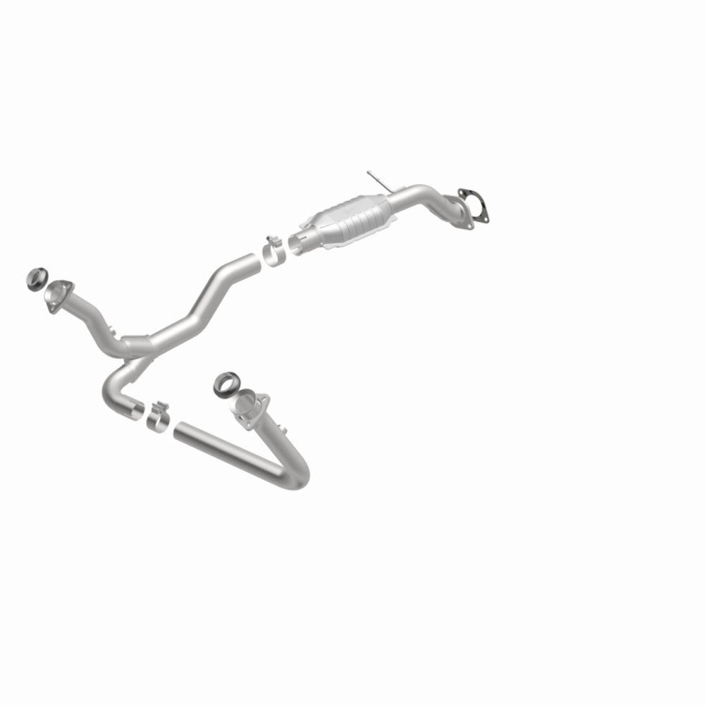 MagnaFlow direct-fit catalytic converter fits 2003-2004 Chevrolet GM S10, 2003-2005 Chevrolet Blazer, and additional vehicles and 2000-2005 GM Blazer 4WD 4.3L stainless steel CARB 