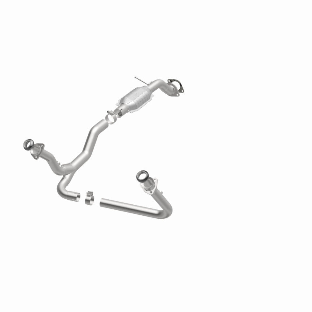 MagnaFlow direct-fit catalytic converter fits 2003-2004 Chevrolet GM S10, 2003-2005 Chevrolet Blazer, and additional vehicles and 2000-2005 GM Blazer 4WD 4.3L stainless steel CARB 