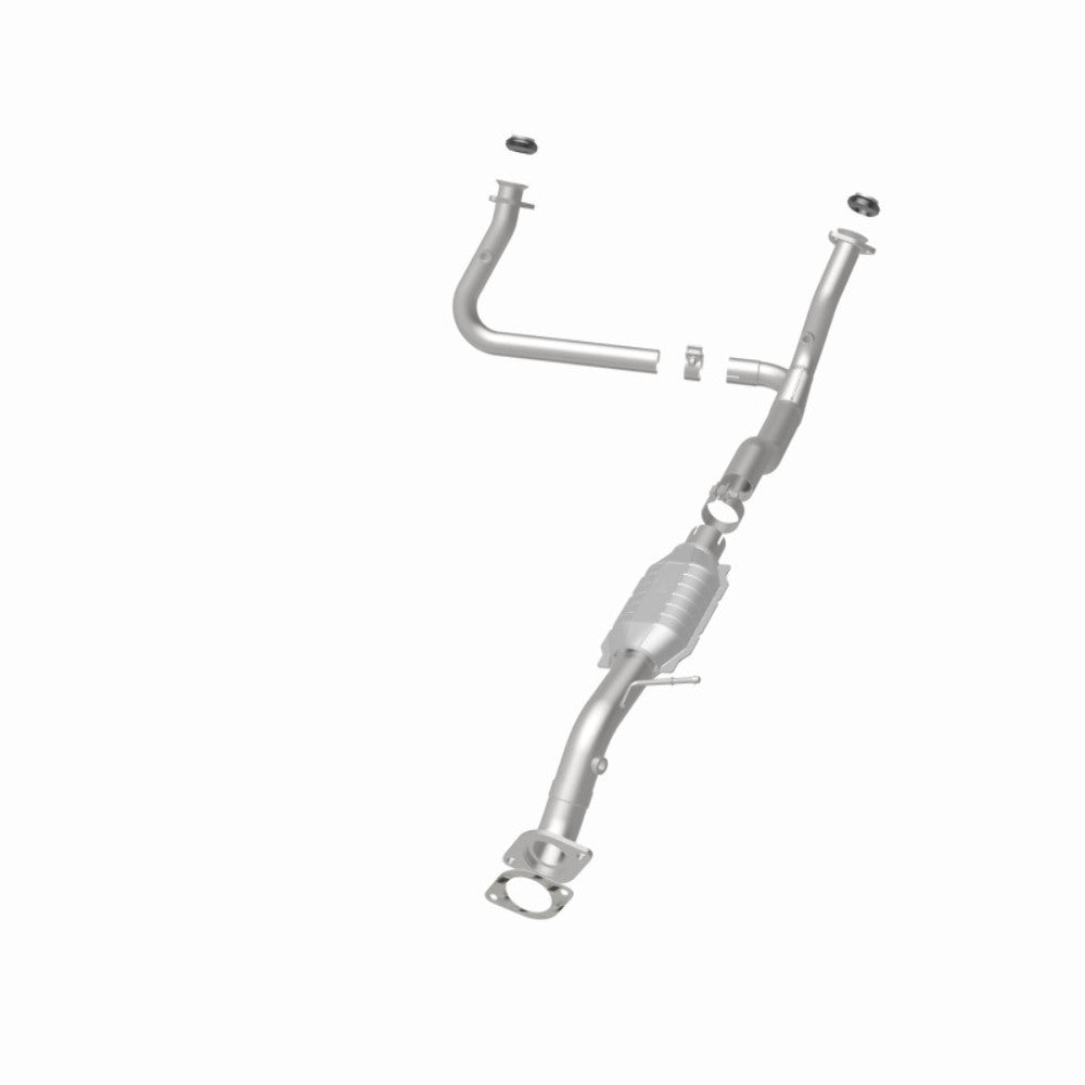 MagnaFlow direct-fit catalytic converter fits 2000-2005 Chevrolet Blazer, 2001-2004 Chevrolet GM S10, and additional vehicles and 2000-2005 GM Blazer 4WD 4.3L stainless steel CARB 