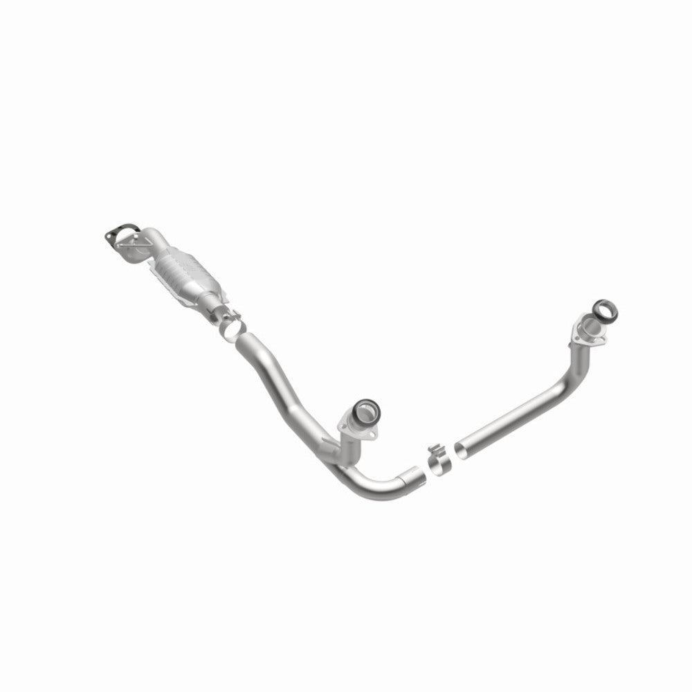 MagnaFlow direct-fit catalytic converter fits 2000-2005 Chevrolet Blazer, 2001-2004 Chevrolet GM S10, and additional vehicles and 2000-2005 GM Blazer 4WD 4.3L stainless steel CARB 