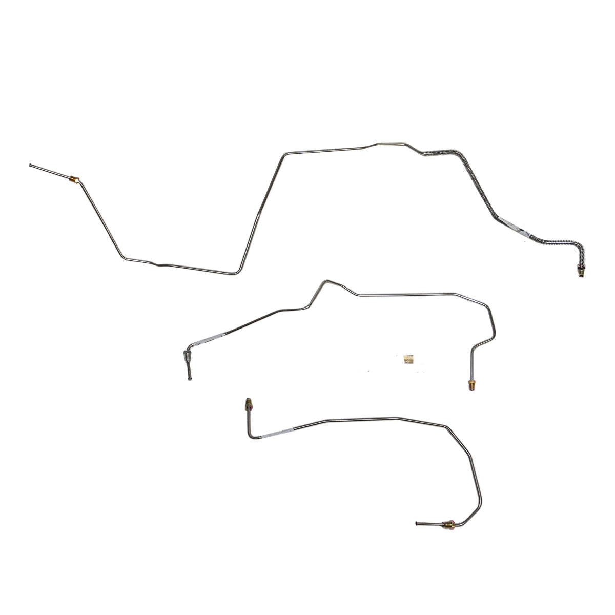 t 00-05 Chevrolet Impala Front Brake Line Kit No ABS Stainless Steel AKT0005SS Fine Lines