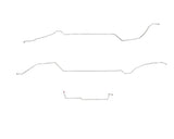 t 00-05 Pontiac Grand Am Intermediate Brake Line Kit Stainless Steel Fine Lines