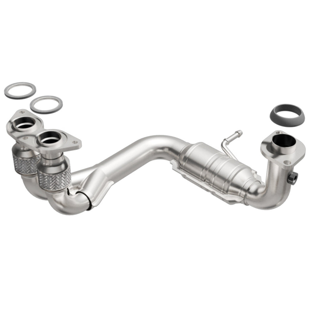 MagnaFlow direct-fit catalytic converter fits 2000-2005 Toy MR2 1.8 Rear 1.8 inch inlet/outlet stainless steel Federal EPA compliant OBDII 24065