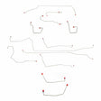 Brake Line Kit for 2013 00-07 Ford Focus ABS stainless steel
