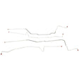 Intermediate Brake Line Kit for 2000-2007 Ford Taurus ABS drum brakes steel