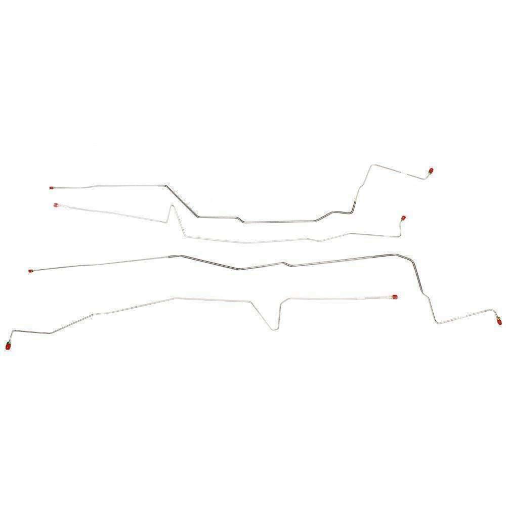 Intermediate Brake Line Kit for 2000-2007 Ford Taurus ABS drum brakes steel
