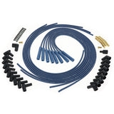 Spark Plug Wire Set Universal 8mm Silicone 180? 5000 ohm/ft Hi Energy Blue 60655