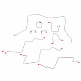 t 01-02 Dodge Ram 2500 Brake Line & Hose Kit 4WD Reg Cab/Long Bed Disc Brakes Man Fine Lines