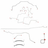 t 01-02 Dodge Ram 2500 Brake Line Kit 2Wd Reg Cab/Long Bed Stainless Steel Fine Lines
