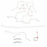 Brake Line Kit for 2013 01-02 Dodge Ram 2500 ABS 4WD disc brakes steel