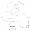 t 01-02 Dodge Ram 2500 Complete Brake Line Kit 2WD Ext Cab/Long Bed AWABS Manual T Fine Lines