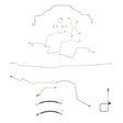 t 01-02 Dodge Ram 3500 Brake Line Kit 2WD Ext Cab/Long Bed AWABS Fine Lines