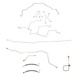 t 01-02 Dodge Ram 3500 Brake Line Kit 2WD Ext Cab/Long Bed AWABS Fine Lines