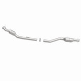 MagnaFlow direct-fit catalytic converter fits 2001-2002 Merc E430 driver side CA driver side stainless steel CARB compliant 454032