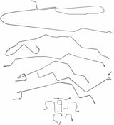 Brake Line for 01-02 Ram 2500 Man.Trans Ext Cab/ w/Rear Disc disc brakes short bed stainless steel