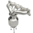 MagnaFlow direct-fit catalytic converter fits 1999-2002 Saturn SL2, Saturn SC2, and additional vehicles. Hardware is included to eliminate the hassle of working with corroded facto