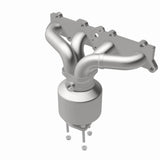 MagnaFlow direct-fit catalytic converter fits 1999-2002 Saturn SL2, Saturn SC2, and additional vehicles. Hardware is included to eliminate the hassle of working with corroded facto