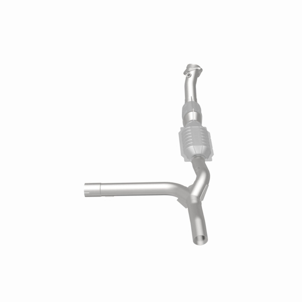 MagnaFlow direct-fit catalytic converter for 2001-2003 Ford F-150 passenger side 5.4 inch inlet/outlet stainless steel CARB compliant OBDII 49622
