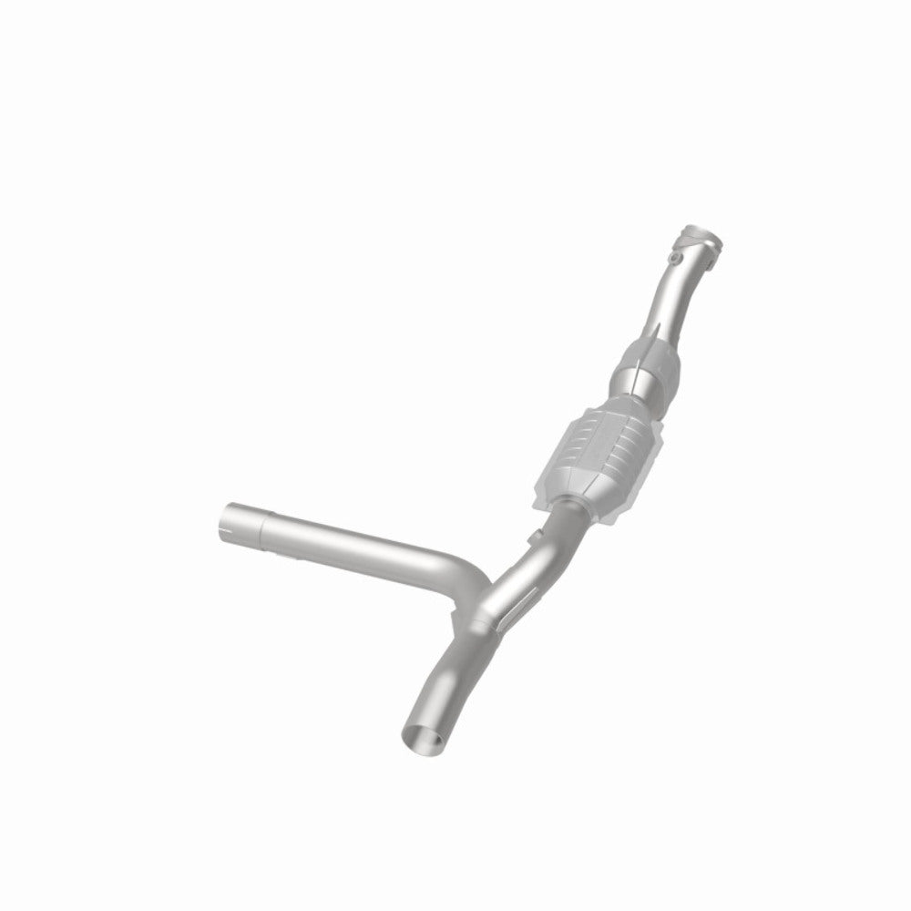 MagnaFlow direct-fit catalytic converter for 2001-2003 Ford F-150 passenger side 5.4 inch inlet/outlet stainless steel CARB compliant OBDII 49622