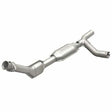 MagnaFlow direct-fit catalytic converter for 2001-2003 Ford 4.2L passenger side stainless steel Federal EPA compliant OBDII 93151