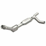 MagnaFlow direct-fit catalytic converter for 2001-2003 Ford 4.2L passenger side stainless steel Federal EPA compliant OBDII 93151