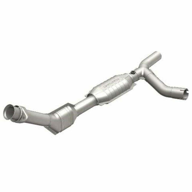 MagnaFlow direct-fit catalytic converter for 2001-2003 Ford 4.2L passenger side stainless steel Federal EPA compliant OBDII 93151