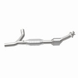 MagnaFlow direct-fit catalytic converter for 2001-2003 Ford 4.2L passenger side stainless steel Federal EPA compliant OBDII 93151