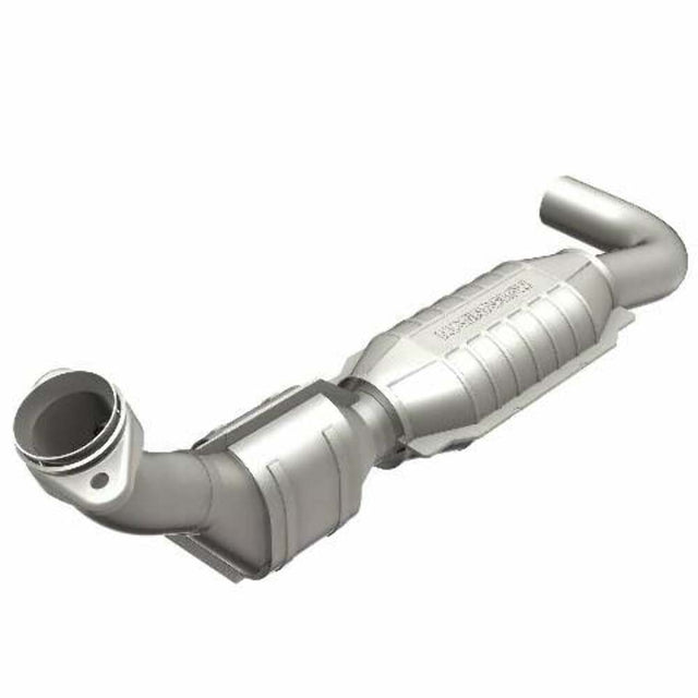 MagnaFlow direct-fit catalytic converter for 2001-2003 Ford F-150 5.4L driver side stainless steel Federal EPA compliant OBDII 93447