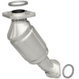 MagnaFlow direct-fit catalytic converter fits 1999-2003 Lexus RX300 and 2001-2003 Toyota Highlander, this and 2001-2003 Toyota Highlander 3L frt stainless steel CARB compliant OBDI