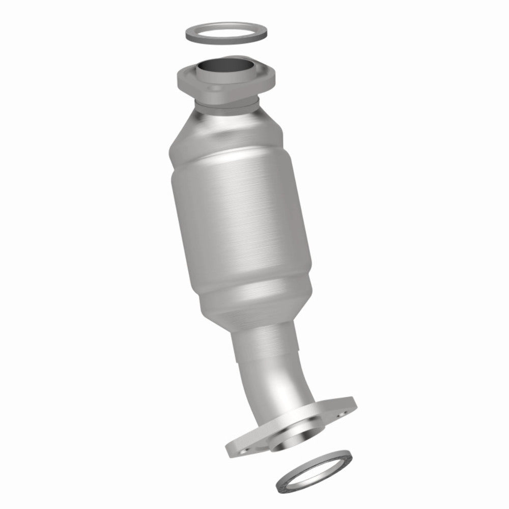 MagnaFlow direct-fit catalytic converter fits 1999-2003 Lexus RX300 and 2001-2003 Toyota Highlander, this and 2001-2003 Toyota Highlander 3L frt stainless steel CARB compliant OBDI