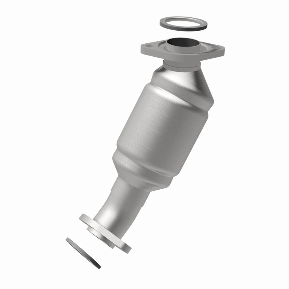 MagnaFlow direct-fit catalytic converter fits 1999-2003 Lexus RX300 and 2001-2003 Toyota Highlander, this and 2001-2003 Toyota Highlander 3L frt stainless steel CARB compliant OBDI