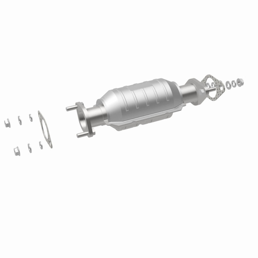 MagnaFlow direct-fit catalytic converter fits 2001-2003 Rio 1.5/1.6 rr 1.5 inch inlet 1.6 inch outlet stainless steel Federal EPA compliant OBDII 24407