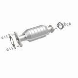 MagnaFlow direct-fit catalytic converter fits 2001-2003 Rio 1.5/1.6 rr 1.5 inch inlet 1.6 inch outlet stainless steel Federal EPA compliant OBDII 24407