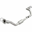 MagnaFlow direct-fit catalytic converter fits 2002-2005 Buick Rendezvous and 2001-2005 Pontiac Aztek, this and 2001-2004 Aztek 3.4 Undrbdy 3.4 inch inlet/outlet stainless steel CAR