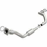 MagnaFlow direct-fit catalytic converter fits 2002-2005 Buick Rendezvous and 2001-2005 Pontiac Aztek, this and 2001-2004 Aztek 3.4 Undrbdy 3.4 inch inlet/outlet stainless steel CAR