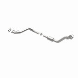 MagnaFlow direct-fit catalytic converter fits 2002-2005 Buick Rendezvous and 2001-2005 Pontiac Aztek, this and 2001-2004 Aztek 3.4 Undrbdy 3.4 inch inlet/outlet stainless steel CAR