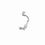 MagnaFlow direct-fit catalytic converter fits 2002-2005 Buick Rendezvous and 2001-2005 Pontiac Aztek, this and 2001-2004 Aztek 3.4 Undrbdy 3.4 inch inlet/outlet stainless steel CAR