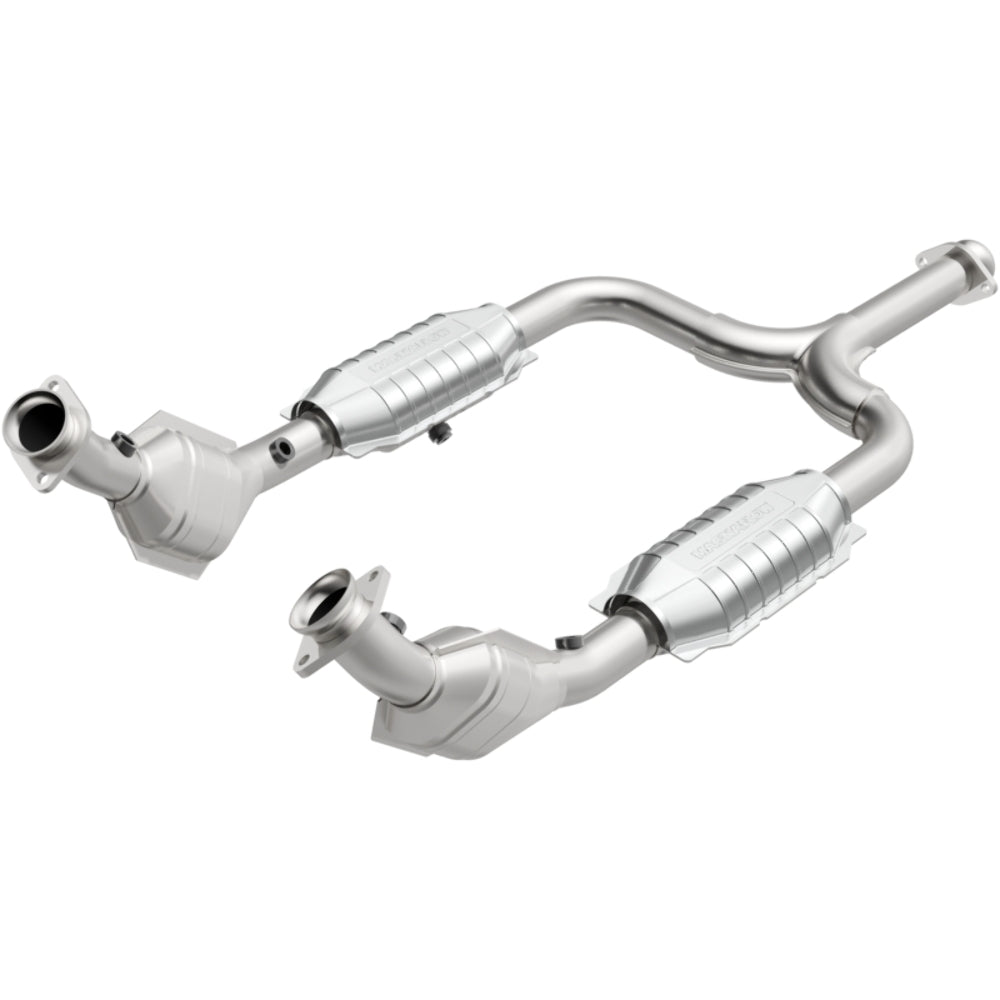 MagnaFlow direct-fit catalytic converter for 2001-2004 Ford Mustang 3.8L stainless steel CARB compliant 454007