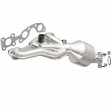 MagnaFlow direct-fit catalytic converter for 2001-2002 Nissan Frontier 3.3L driver side stainless steel CARB compliant 447193