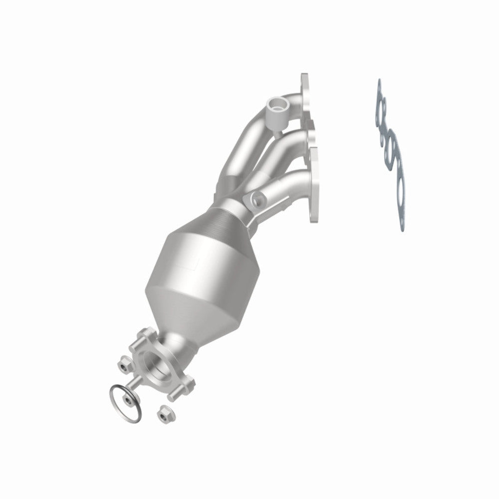 MagnaFlow direct-fit catalytic converter for 2001-2002 Nissan Frontier 3.3L driver side stainless steel CARB compliant 447193