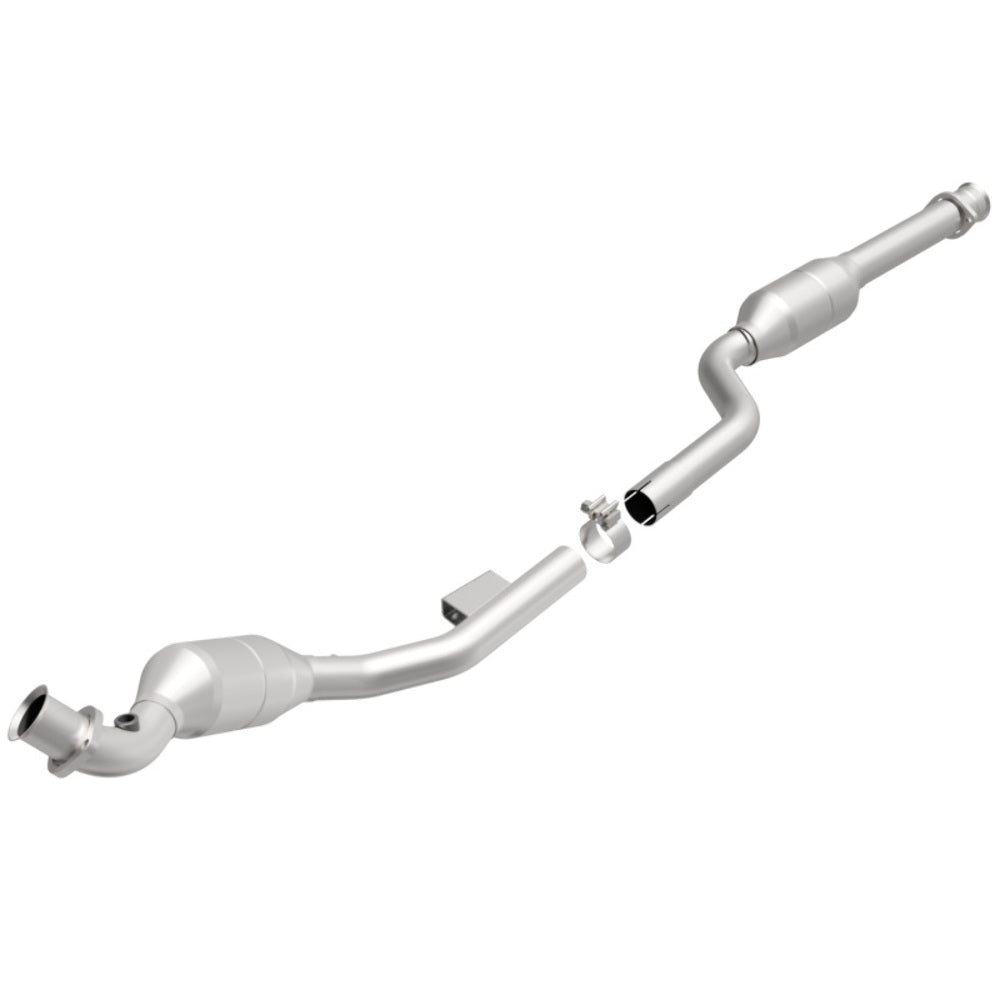 MagnaFlow direct-fit catalytic converter fits 2001-2003 Mercedes-Benz E320 Base 3.2L and 2001-2004 Merc E320 driver side CA driver side stainless steel CARB compliant 454028