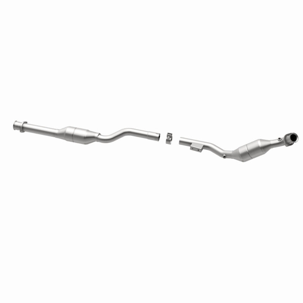 MagnaFlow direct-fit catalytic converter fits 2001-2003 Mercedes-Benz E320 Base 3.2L and 2001-2004 Merc E320 driver side CA driver side stainless steel CARB compliant 454028