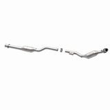 MagnaFlow direct-fit catalytic converter fits 2001-2003 Mercedes-Benz E320 Base 3.2L and 2001-2004 Merc E320 driver side CA driver side stainless steel CARB compliant 454028