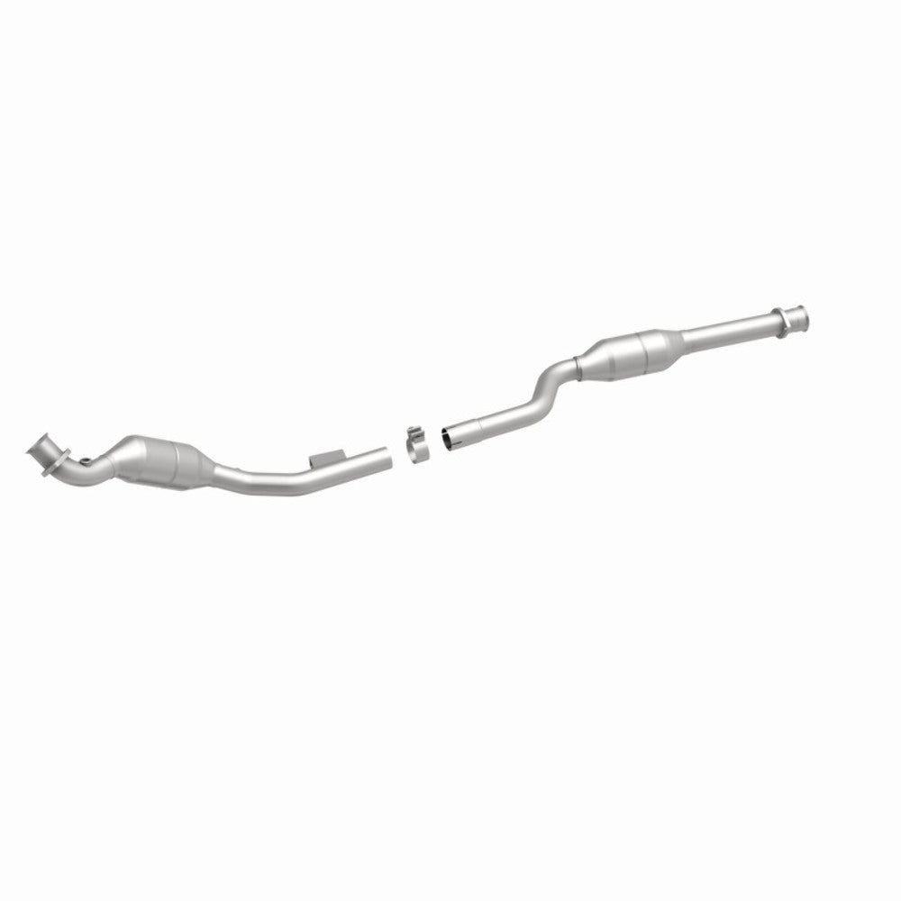MagnaFlow direct-fit catalytic converter fits 2001-2003 Mercedes-Benz E320 Base 3.2L and 2001-2004 Merc E320 driver side CA driver side stainless steel CARB compliant 454028
