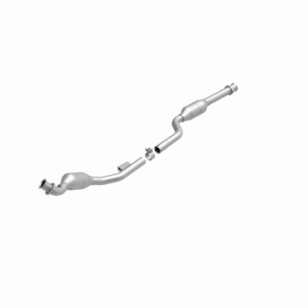 MagnaFlow direct-fit catalytic converter fits 2001-2003 Mercedes-Benz E320 Base 3.2L and 2001-2004 Merc E320 driver side CA driver side stainless steel CARB compliant 454028