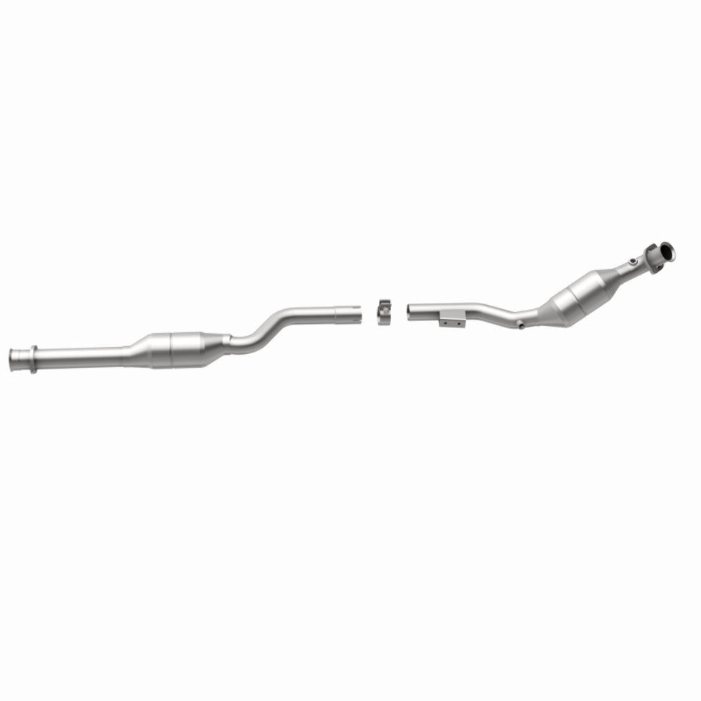 MagnaFlow direct-fit catalytic converter fits 2001-2003 Mercedes-Benz E320 Base 3.2L and 2001-2004 Merc E320 driver side CA driver side stainless steel CARB compliant 454028
